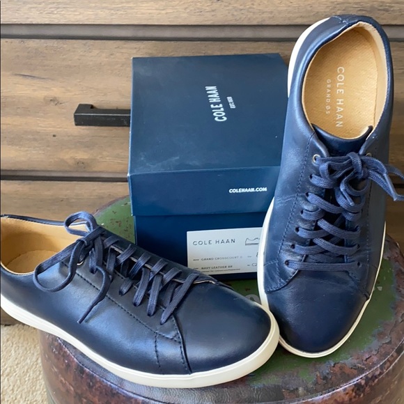Cole Haan Mens Navy Grand Crosscourt Ii 